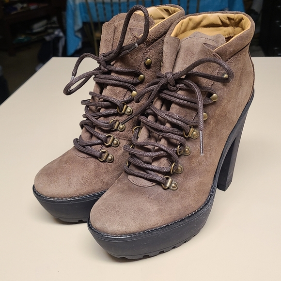 Polo Ralph Lauren Helene Chunky platform boots size 39 - Picture 2 of 13